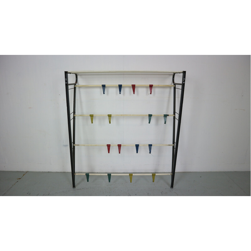 Vintage metal coat rack by Coen de Vries for Devo, Netherlands 1960