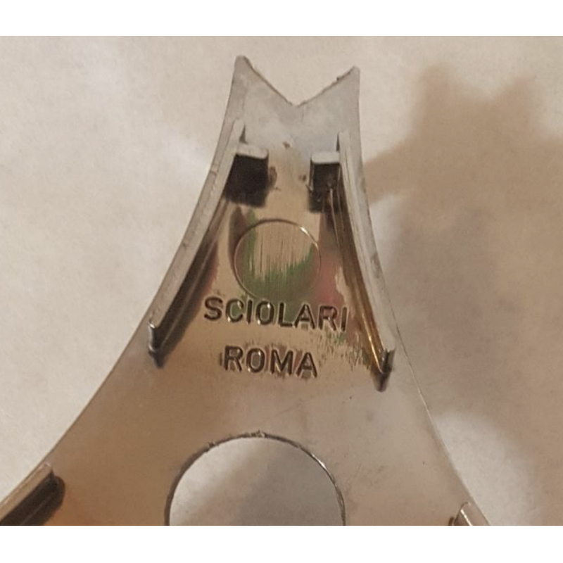 Vintage steel pendant lamp by Gaetano Sciolari for Sciolari Roma
