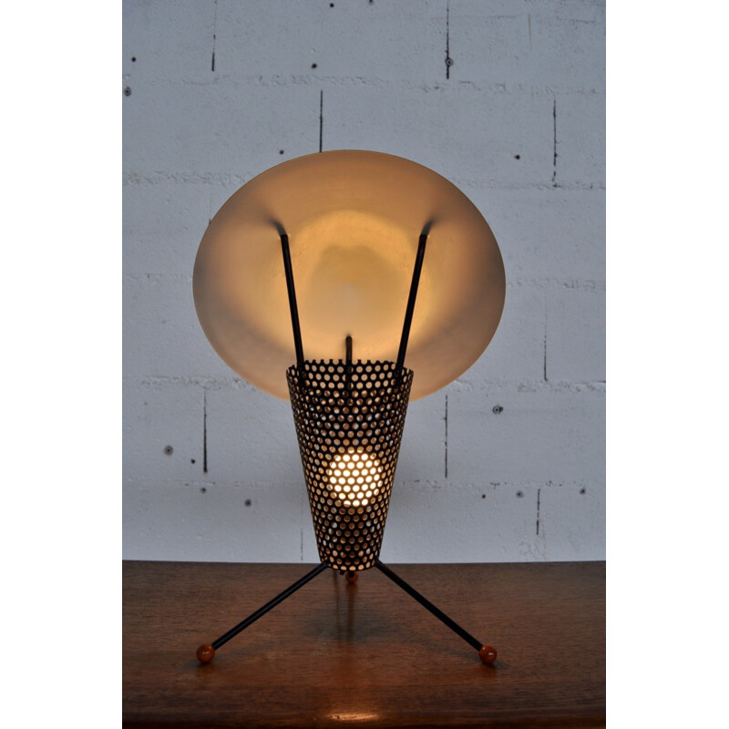 Lampe tripode vintage par Jacques Biny - 1950