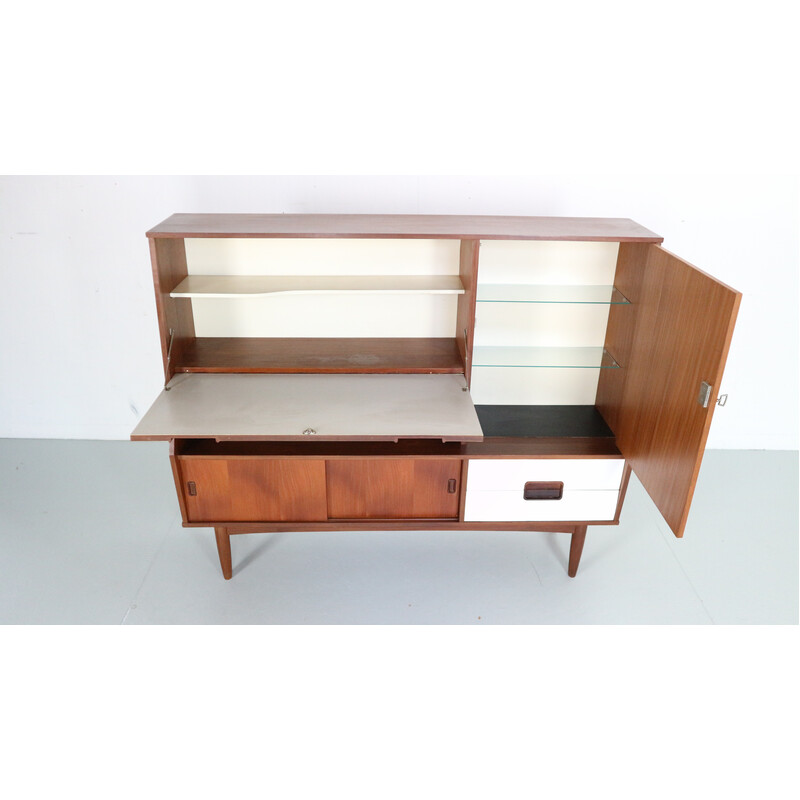 Buffet vintage en teck et formica, Danemark 1960