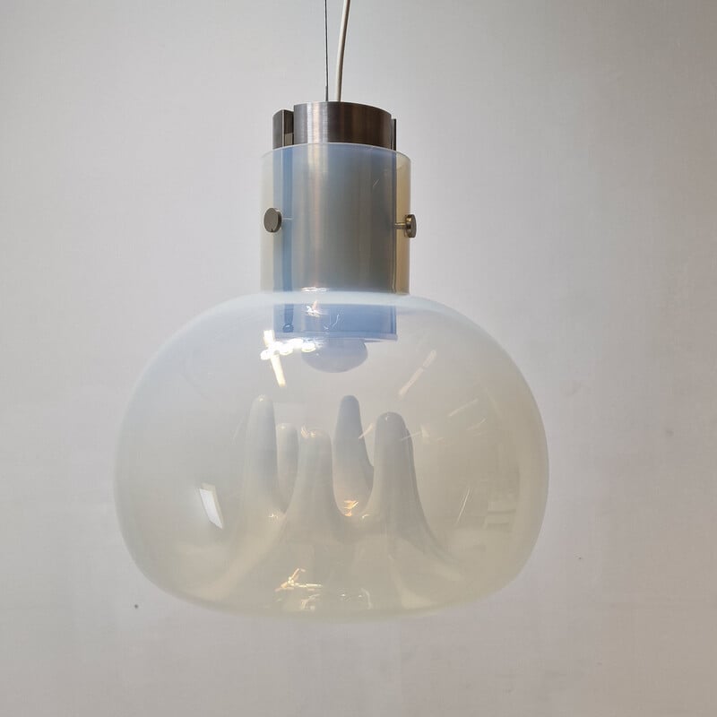 Vintage Murano glass pendant lamp by Toni Zuccheri for VeArt, Italy 1970