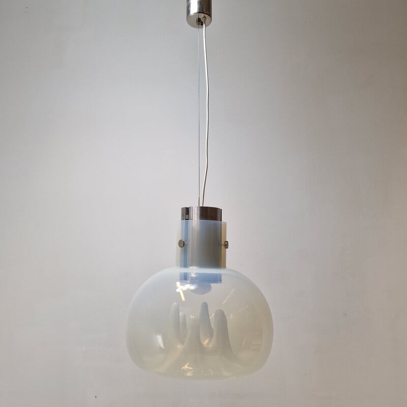 Suspension vintage en verre de Murano par Toni Zuccheri pour VeArt, Italie 1970