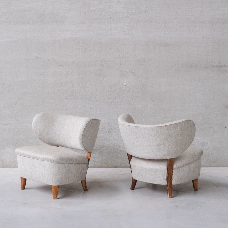 Pair of vintage armchairs for Boet, Sweden 1940