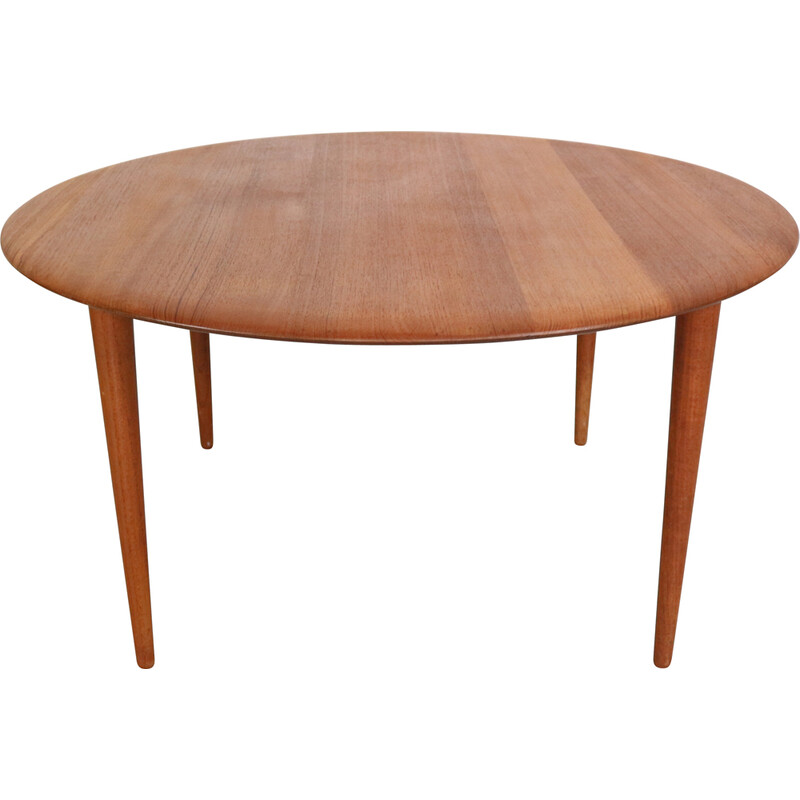 Vintage teak coffee table by Peter Hvidt and Orla Mølgaard Nielsen for France and Søn, Denmark 1950