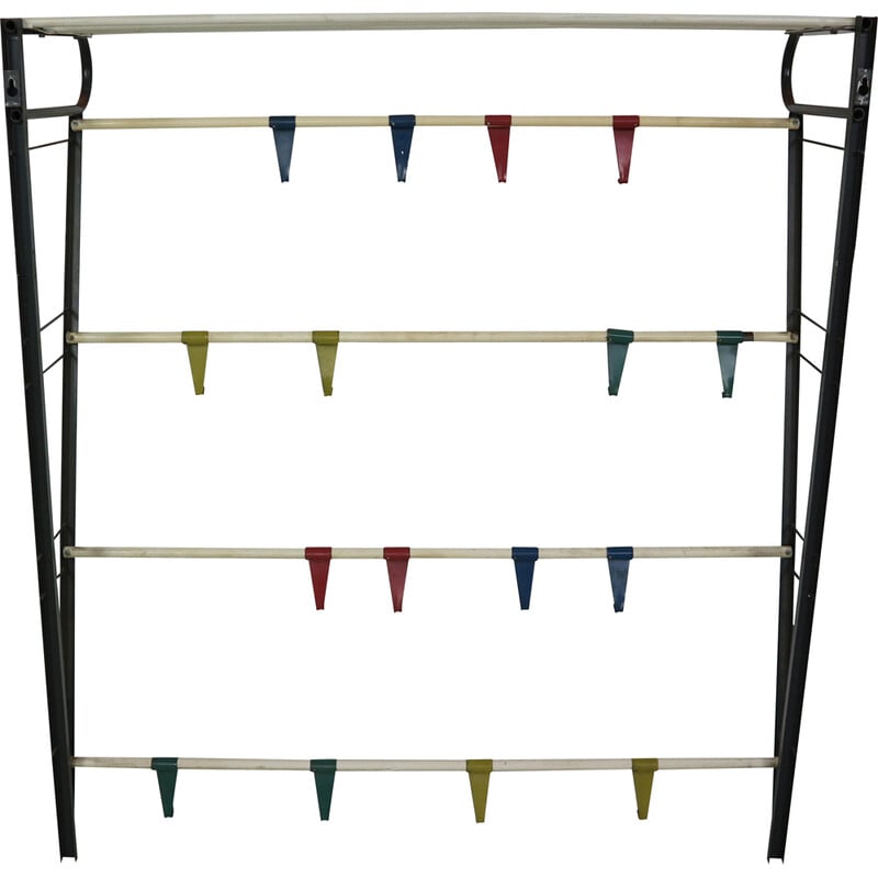 Vintage metal coat rack by Coen de Vries for Devo, Netherlands 1960