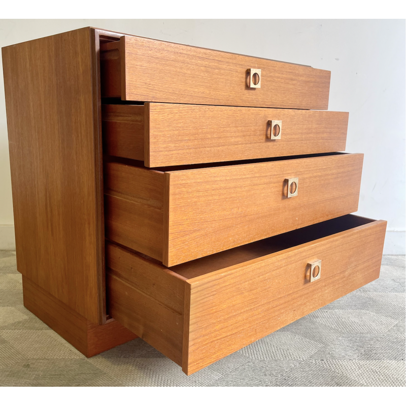 Vintage teak chest of drawers for G-Plan, UK 1980