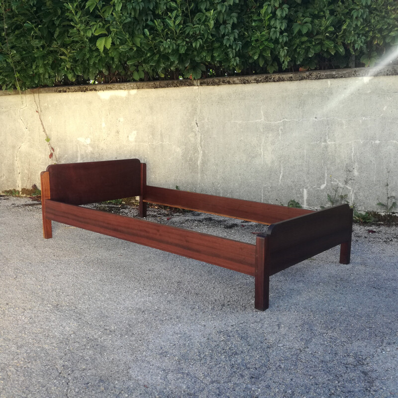 Vintage rosewood and mahogany daybed, 1940