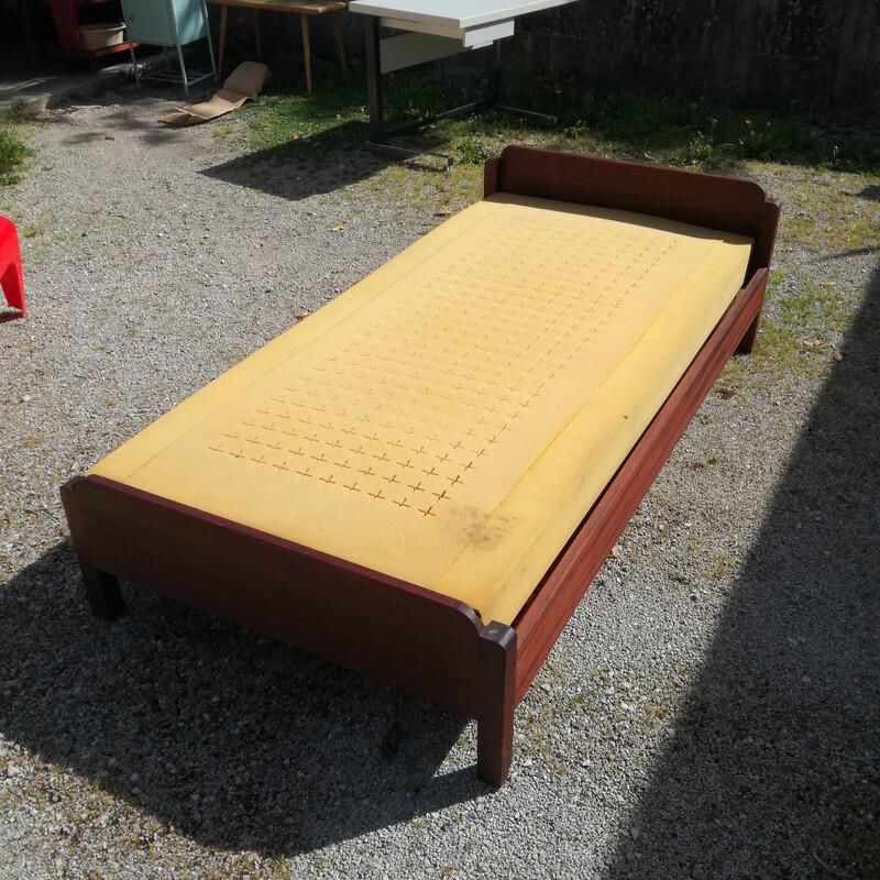 Vintage rosewood and mahogany daybed, 1940