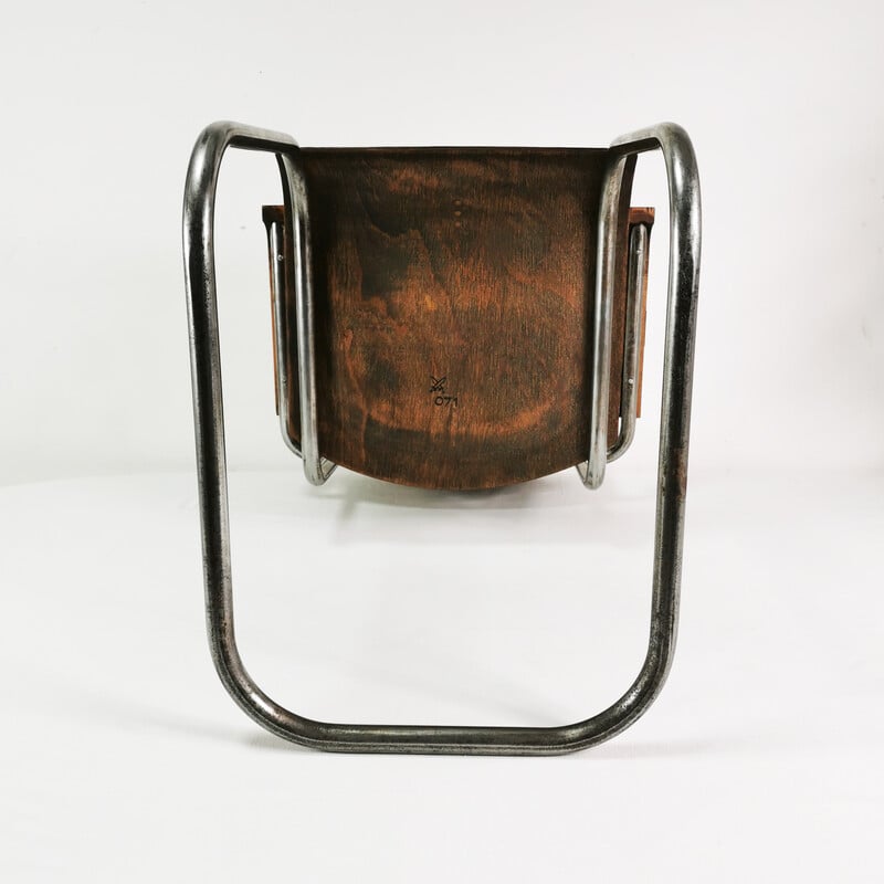 Vintage S43 armchair by M. Stam for Robert Slezak, Czechoslovakia 1930