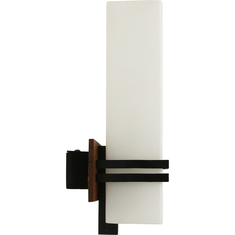 Modern cubistic wall light - 1960s