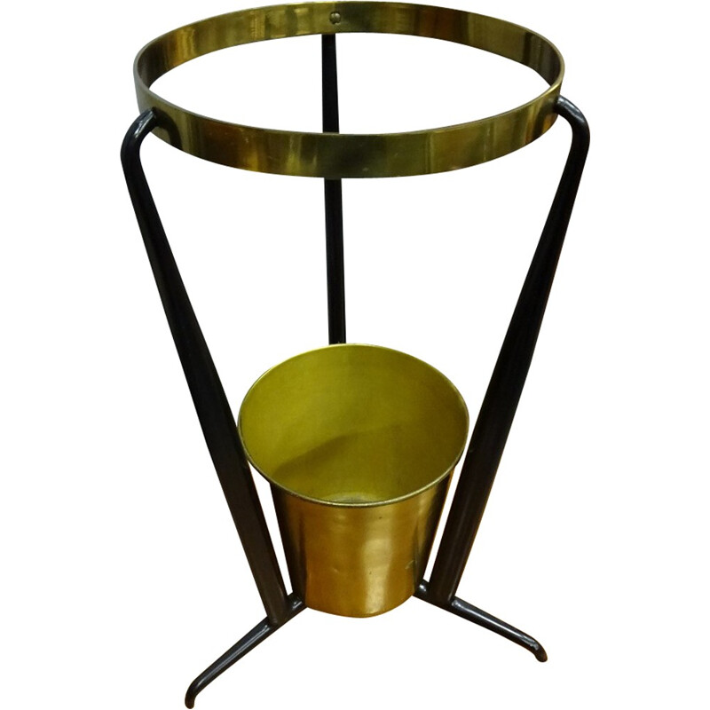 Brass umbrella holder - 1950s