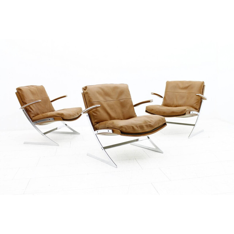 Pair of lobby chairs by Preben Fabricius for Arnold Exclusiv - 1970s