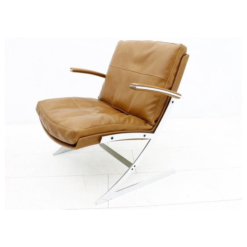 Fauteuil lounge rare de Preben Fabricius pour Arnold Exclusiv - 1970 