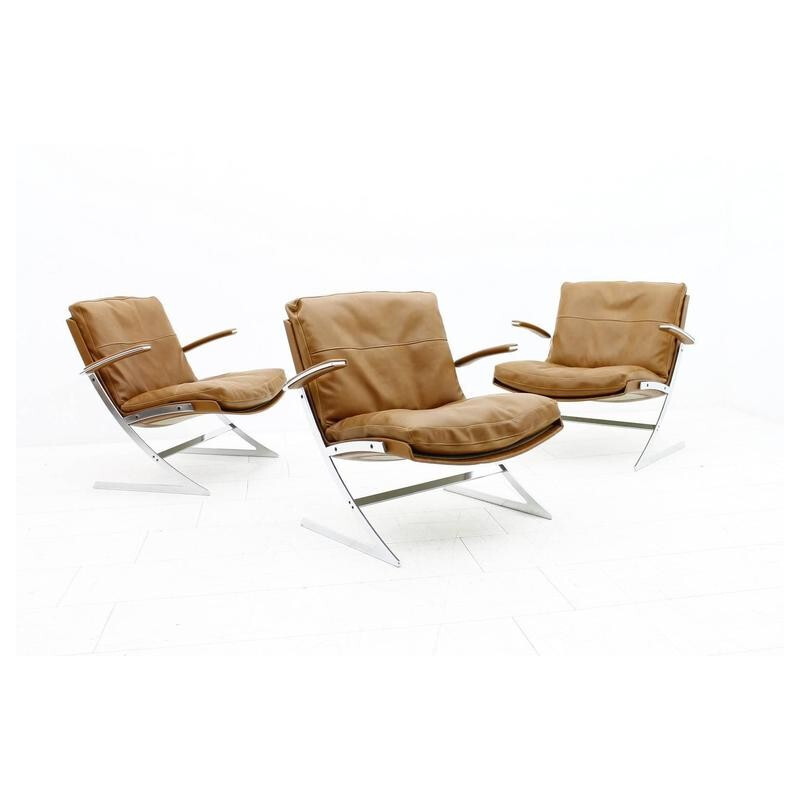 Rare Lounge armchair by Preben Fabricius for Arnold Exclusiv - 1970s