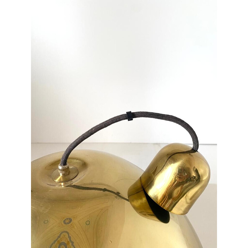 Vintage brass chandelier, Italy 1970