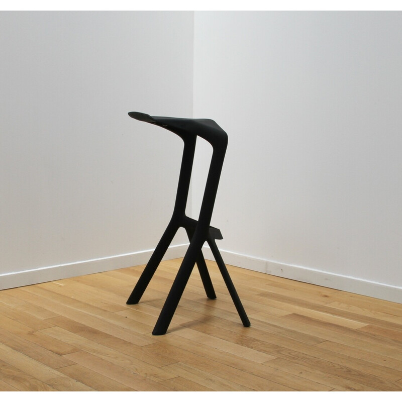 Set of 4 vintage Miura Plank polypropylene bar stools by Konstantin Grcic