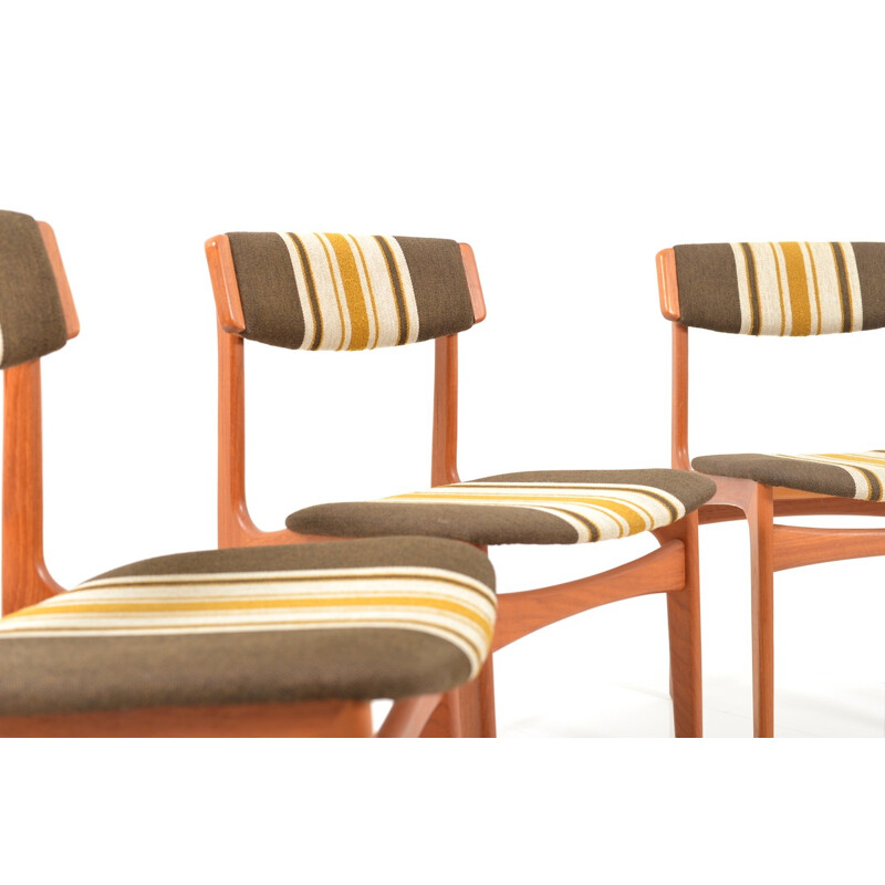 Set of 10 Dinner chairs by Thorsø Stolefabrik - 1960s