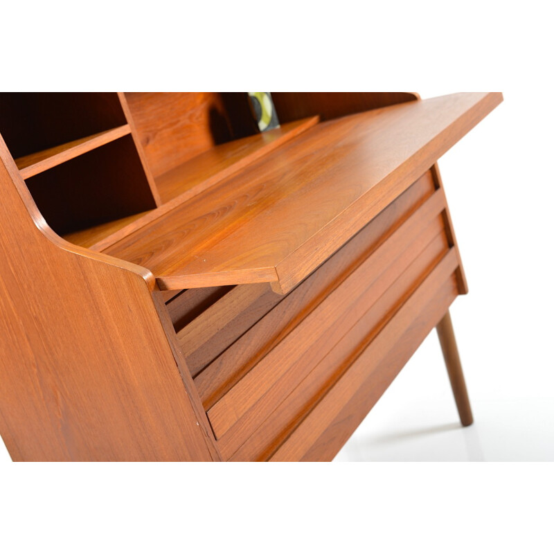 Vintage danish secretary in teak - 1960s