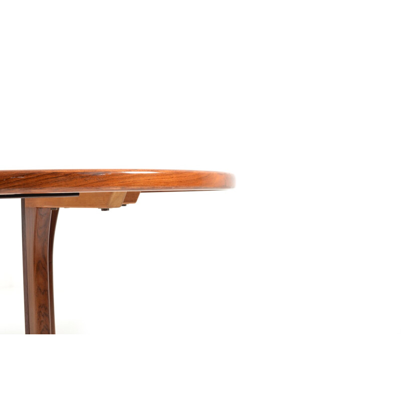 Extendable rosewood dining table by Faarup - 1960s