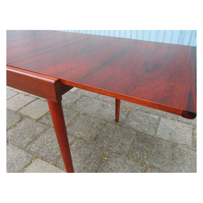 Scandinavian dining table in rosewood - 1960s