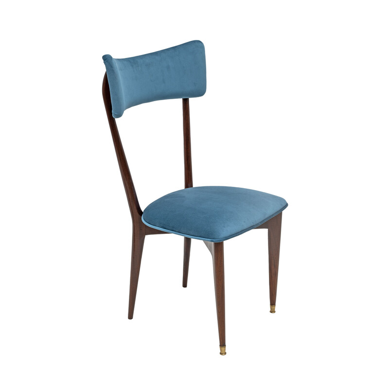 Set of 6 vintage rosewood dining chairs by Ico and Luisa Parisi for Ariberto Colombo, 1950