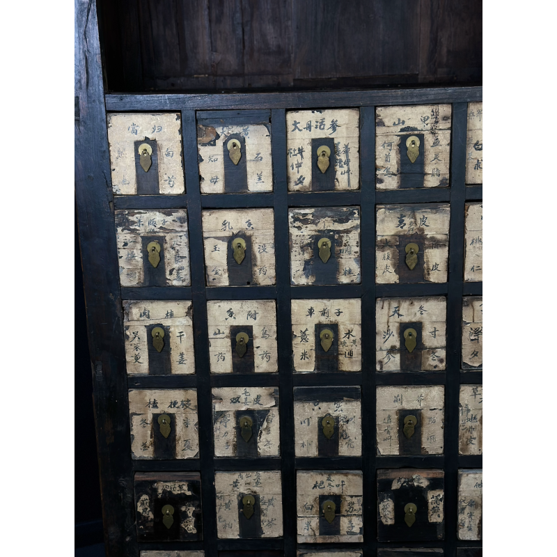 Vintage Chinese medicine cabinet