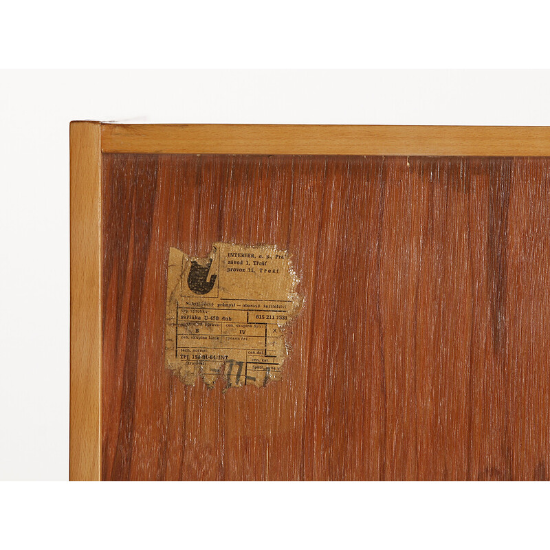 Vintage U-453 wooden sideboard by Jiri Jiroutek for Interier Praha, Czechoslovakia 1960