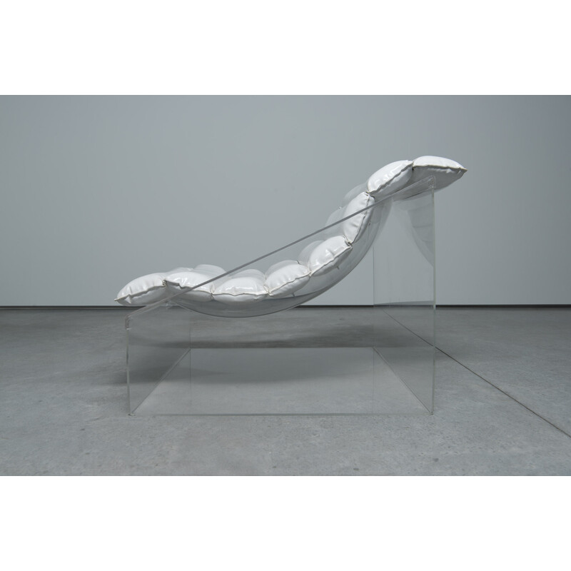 Chaise vintage «Toy» en acrylique par Rossi Molinari, Italie 1960