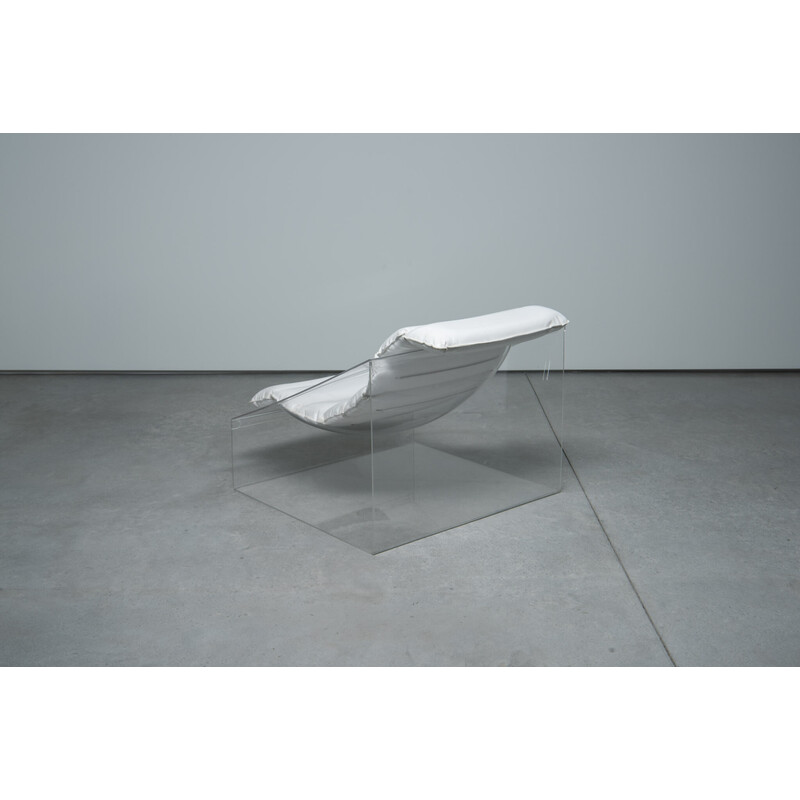 Chaise vintage «Toy» en acrylique par Rossi Molinari, Italie 1960