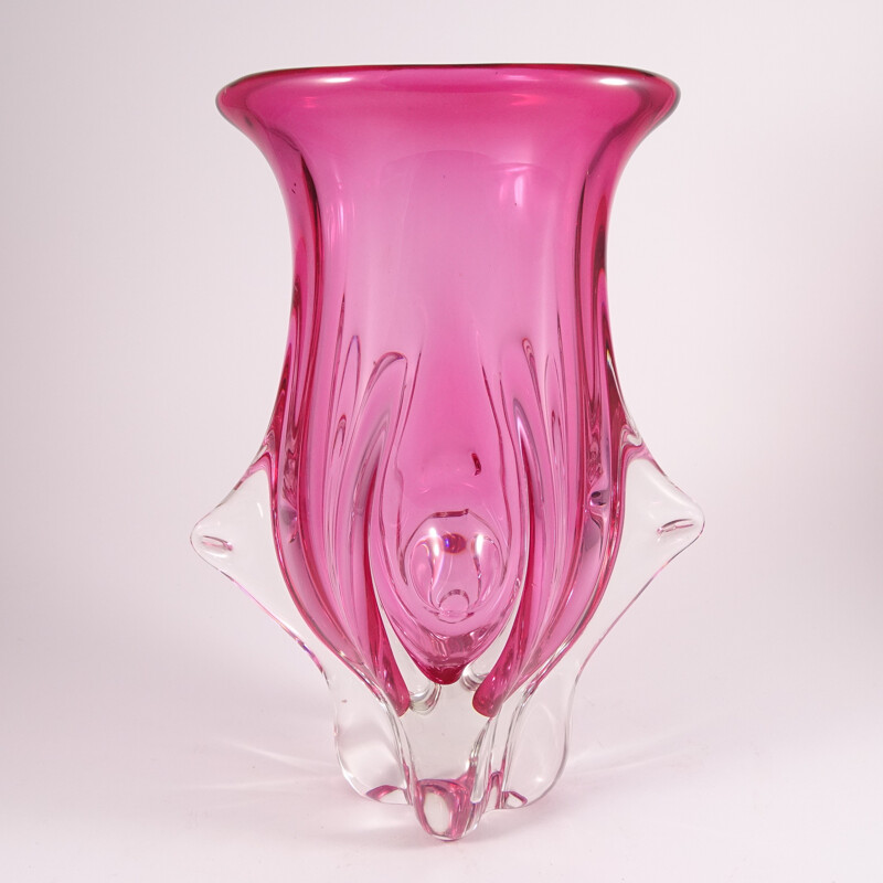 Vase vintage tchèque par Josef Hospodka pour Chribska - 1970