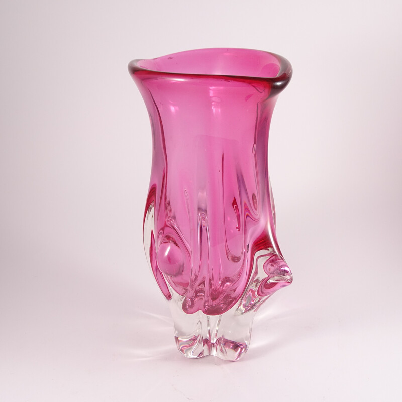 Vase vintage tchèque par Josef Hospodka pour Chribska - 1970