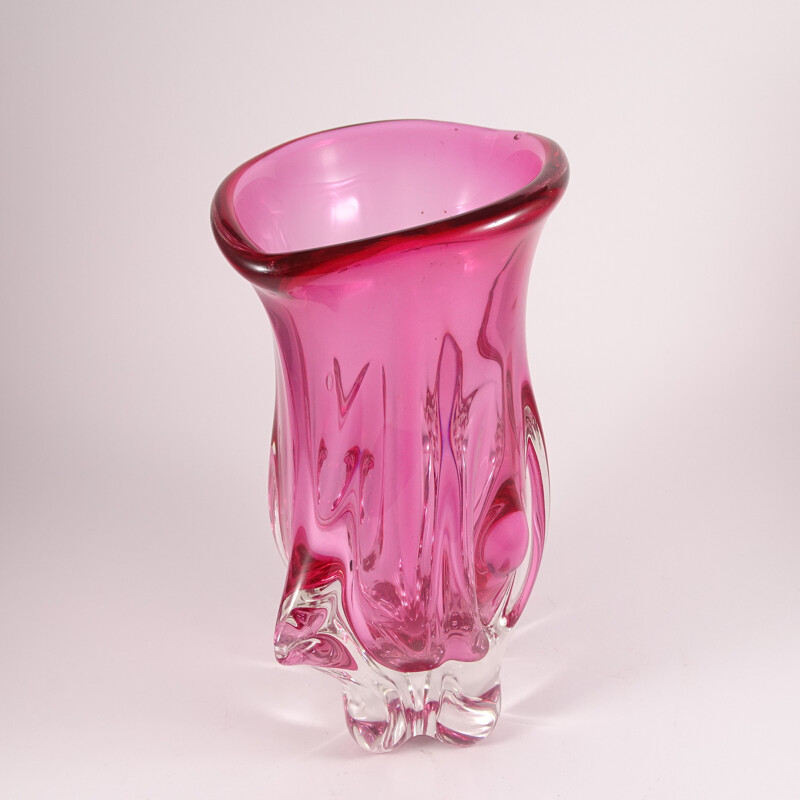 Vase vintage tchèque par Josef Hospodka pour Chribska - 1970
