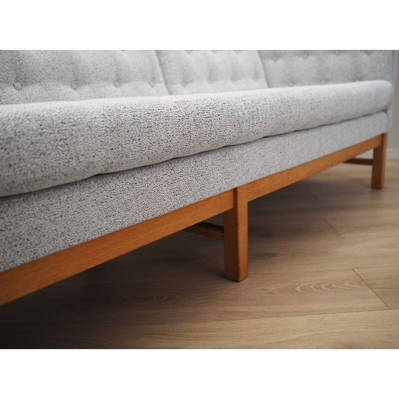 Vintage 3-seater sofa in solid oak wood for Erik Jørgensen Møbelfabrik, Denmark 1970