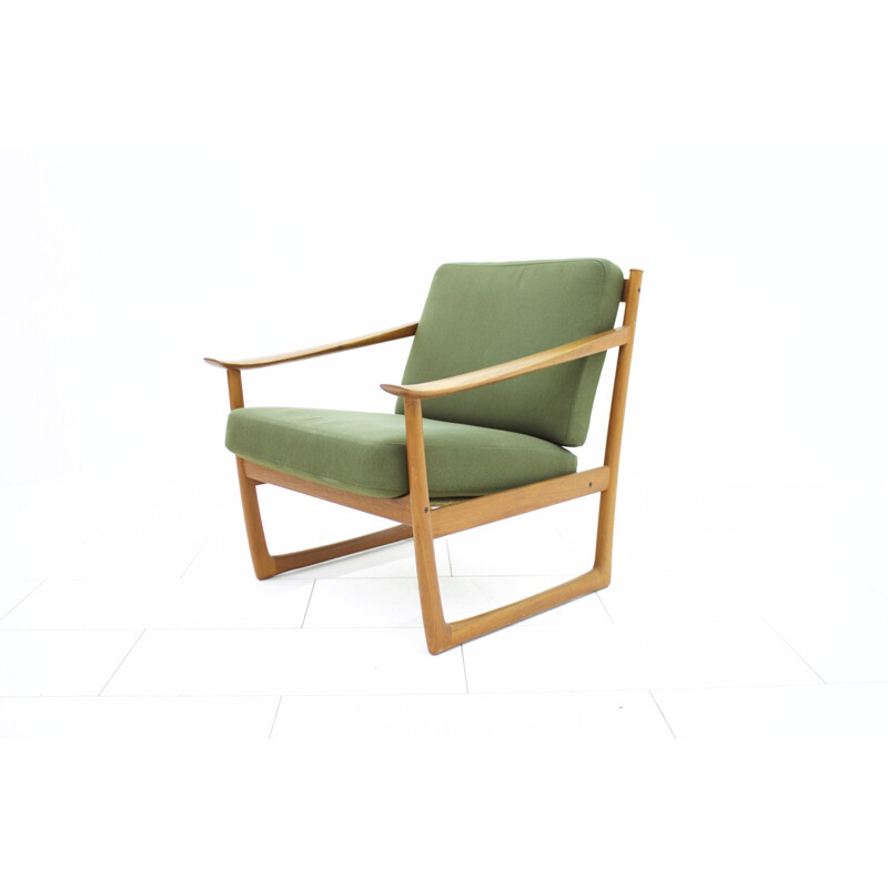 Fauteuil lounge FD 130 en teck de Hvidt Peter  - 1960