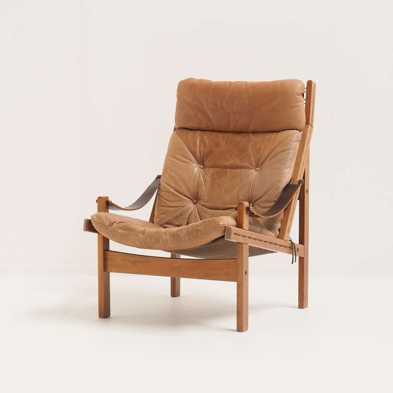 Poltrona vintage "Hunter Lounge Chair" de Torbjørn Afdal para Bruksbo, Noruega 1962
