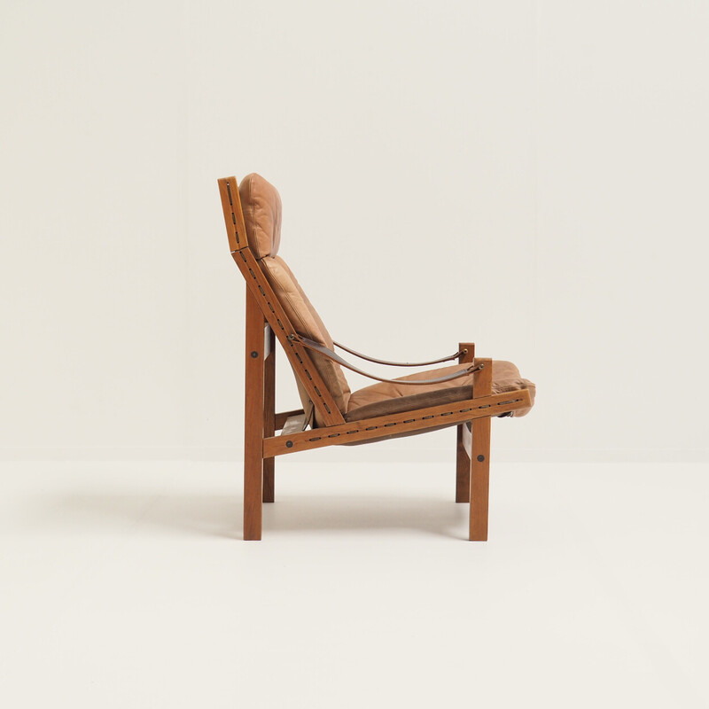 Poltrona vintage "Hunter Lounge Chair" de Torbjørn Afdal para Bruksbo, Noruega 1962