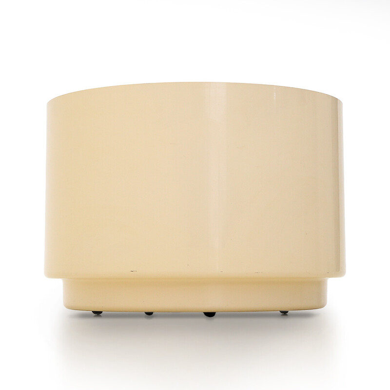 Porte-vase vintage cylindrique en plastique par Anna Castelli pour Kartell, 1970