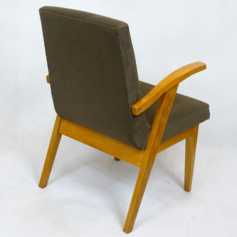 Vintage Armchair by Mieczysław Puchała for Bystrzyckie Zakłady Mebli - 1950s 