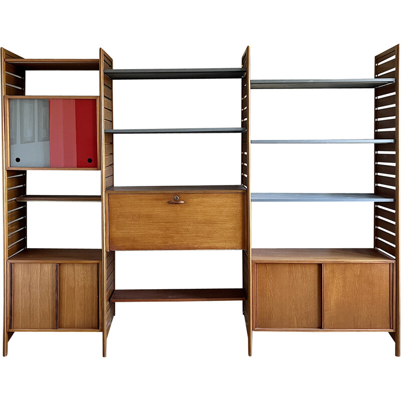 Vintage Ladderax modular bookcase by Robert Heal for Staples of Cricklewood, London 1960