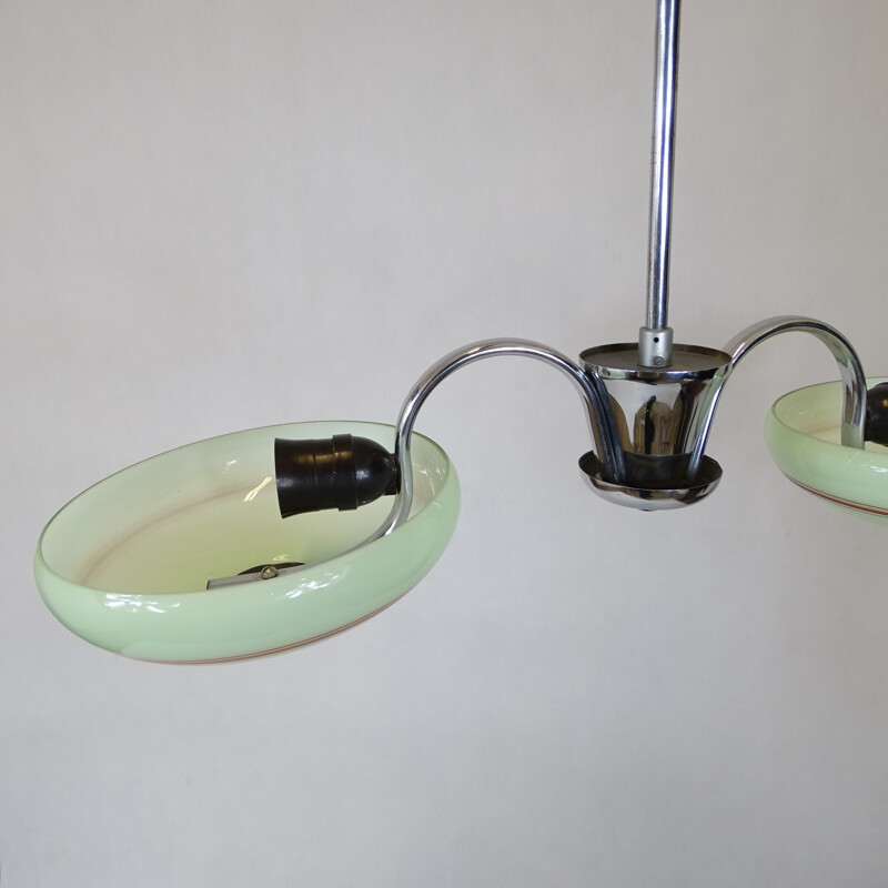 Vintage plafondlamp model Napako-4 van Napako, Tsjechië 1960