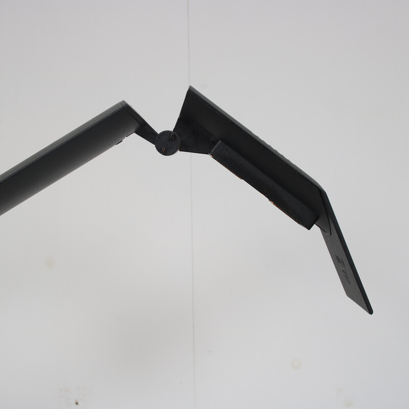 Vintage black plastic desk lamp by Hans von Klier for Bilumen, Italy 1980