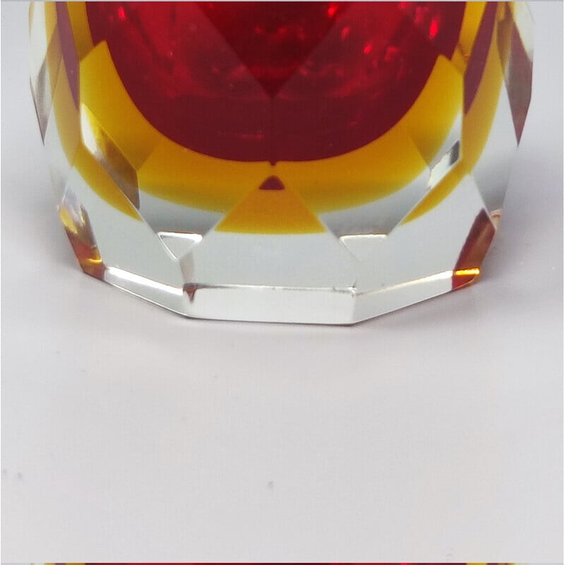 Vintage Sommerso Murano glass table lighter by Flavio Poli for Seguso, Italy 1960
