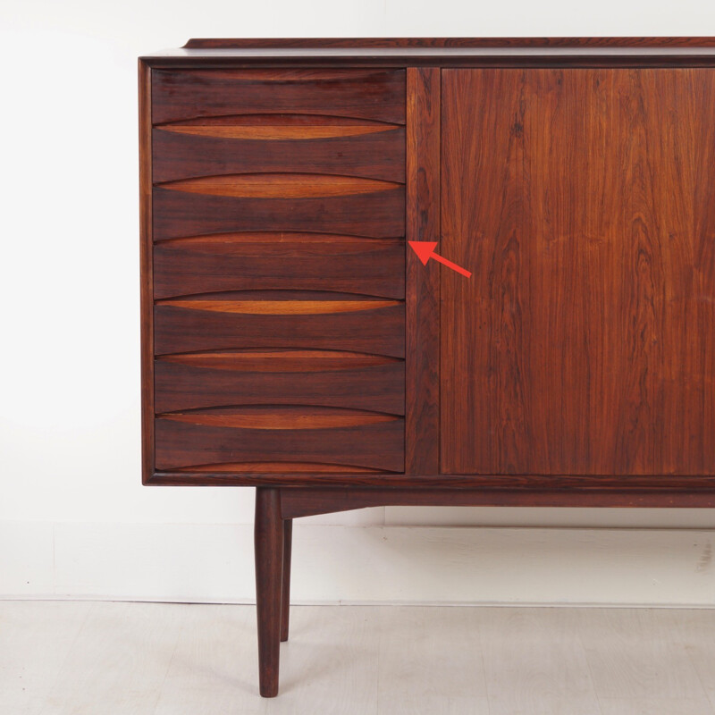 Rosewood sideboard by Arne Vodder for Sibast - 1960s