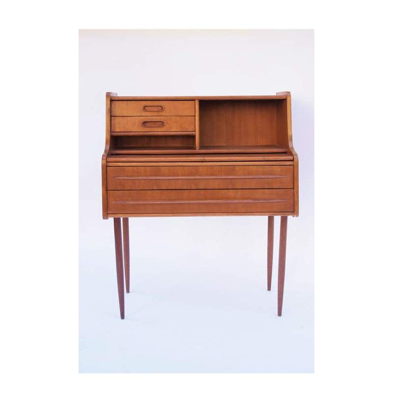 Mid-century Danish secretary spindle-shaped - 1950s