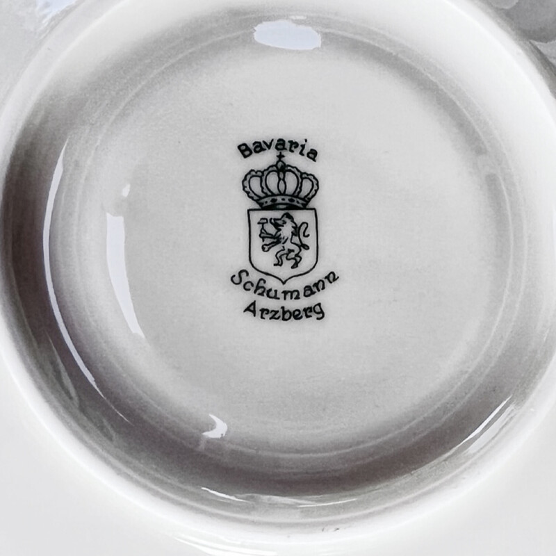 Vintage porcelain breakfast service for Porzellanfabrik Arzberg AG, Germany 1960