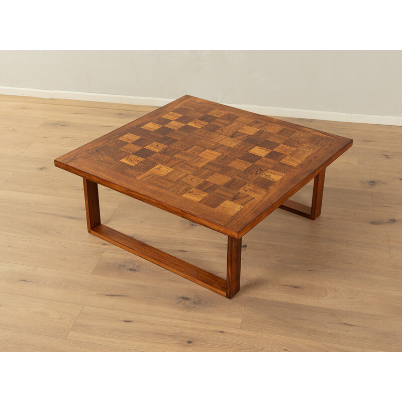Vintage solid wood coffee table by Poul Cadovius for France and Søn, Denmark 1960