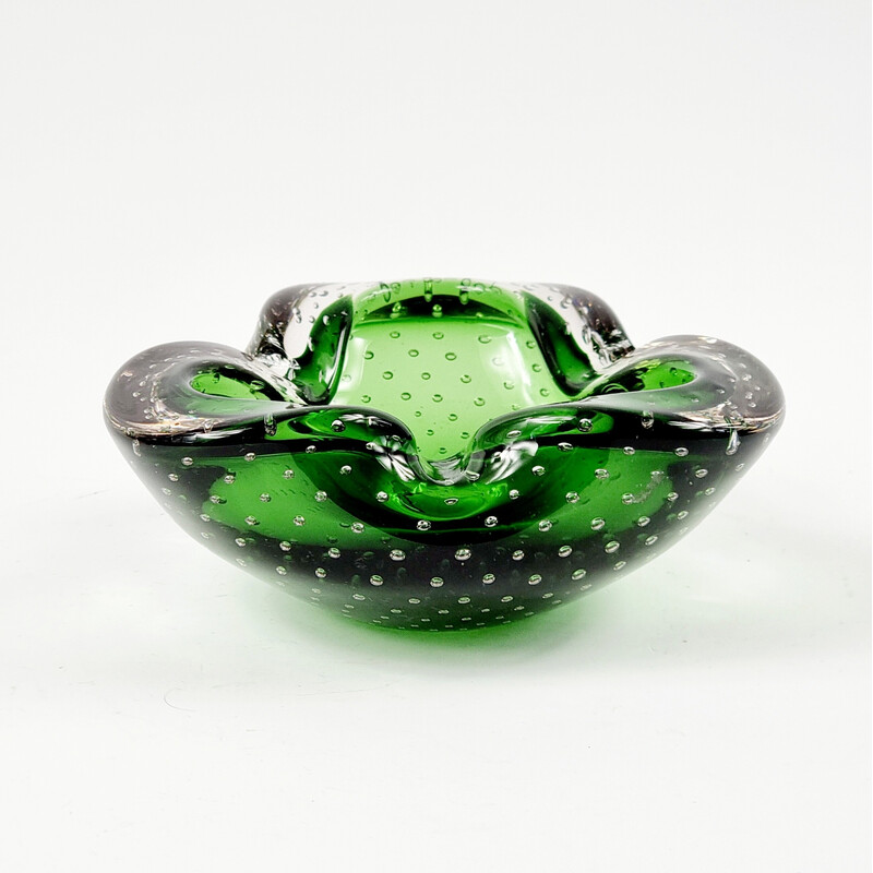 Vintage Murano glass ashtray by Barovier and Toso, Italy 1960