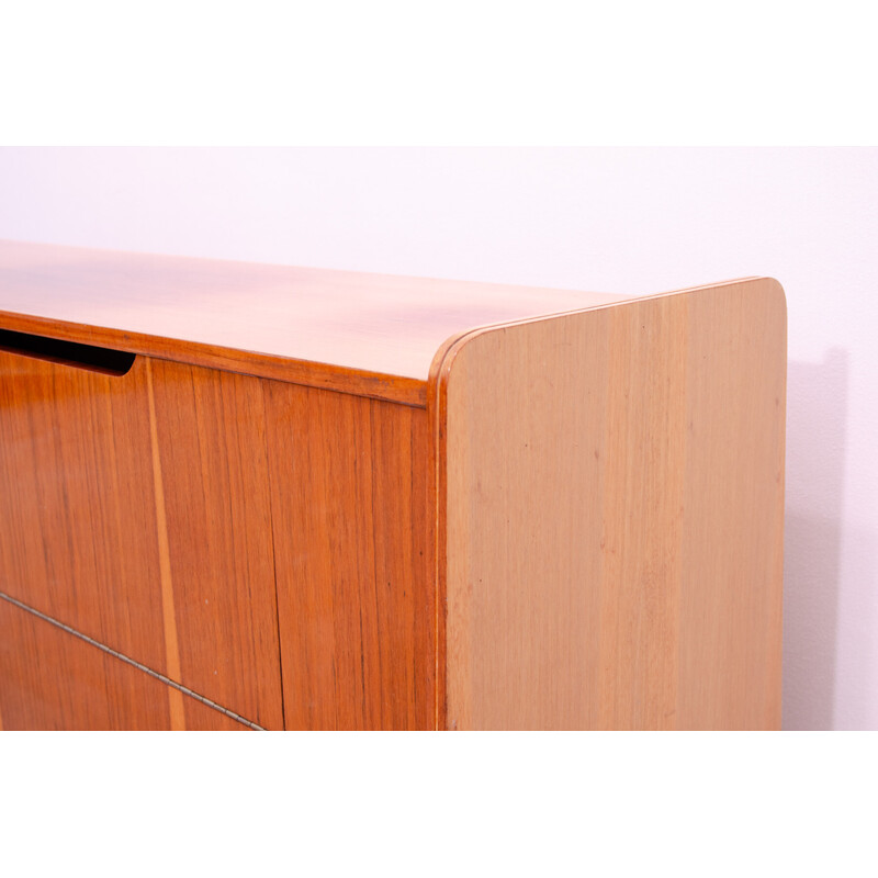 Vintage walnut chest of drawers by František Jirák, Czechoslovakia 1960