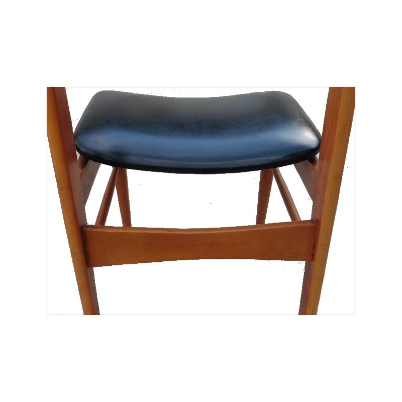 Set of 12 scandinavian mid-century chairs - 1950s