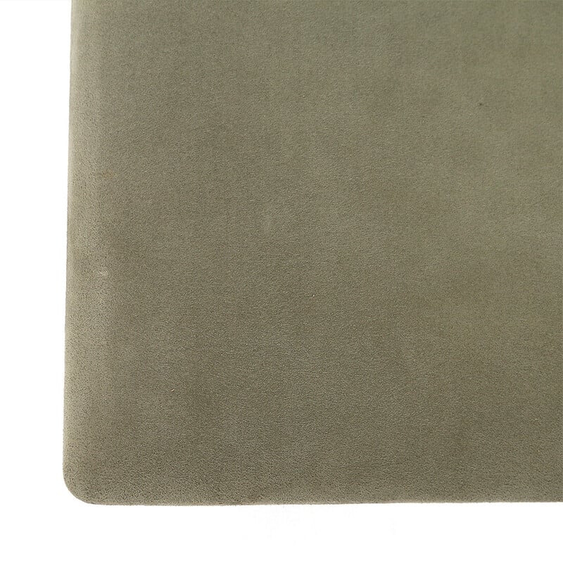 Satz von 4 Stühlen aus Holz und grünem Alcantara von Tito Agnoli für La Linea, 1960